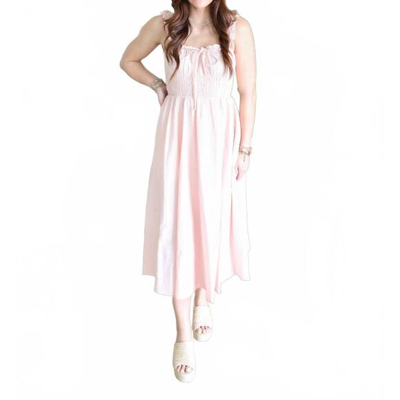 BY TOGETHER Dresses & Skirts - NEW BY TOGETHER piper midi dress in light pink